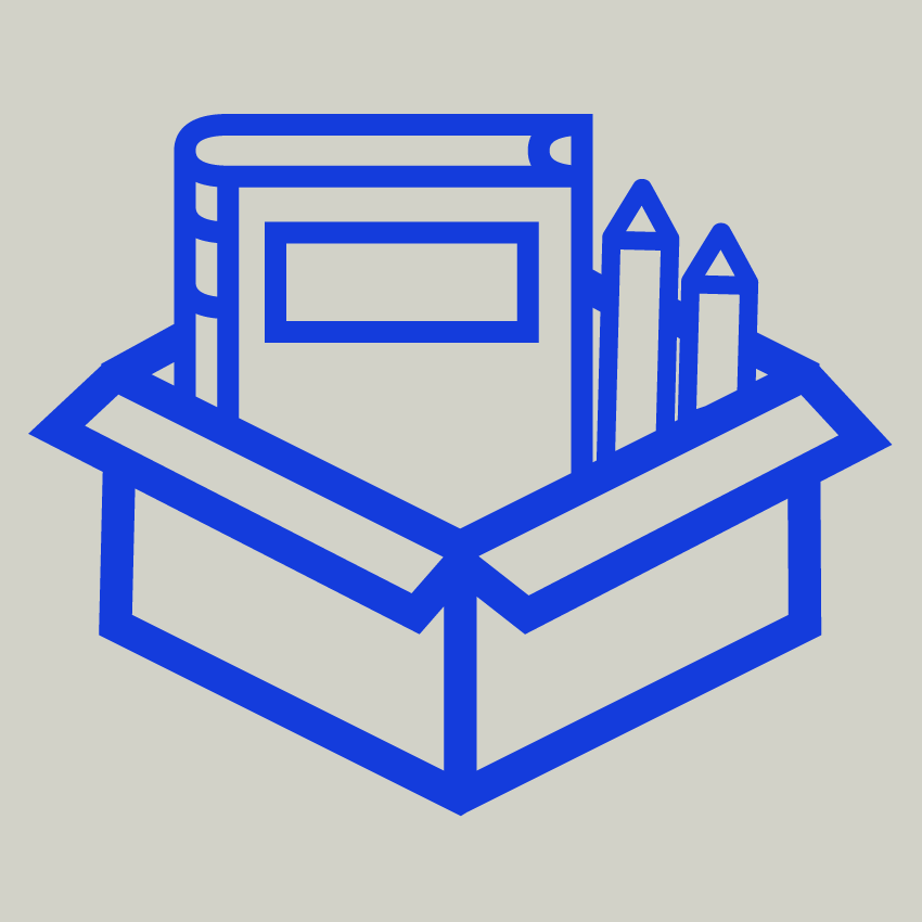 Icon Box mit Unterrichtsmaterial